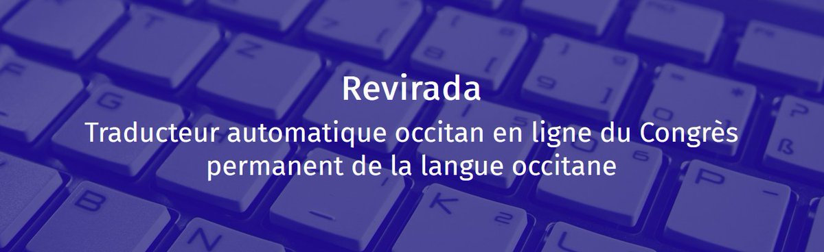 Linguatec3's tweet photo. Han presentado #Revirada, el #TraductorAutomático #occitano-#francés y francés-occitano (variedades gascona y languedociana)👉https://t.co/cvr56LEXfq
Revirada es fruto de la asociación surgida en el proyecto #Linguatec entre @loCongres y @Elhuyar
@CTPPOCTEFA #LenguasMinoritarias https://t.co/RU0p7DCCI2