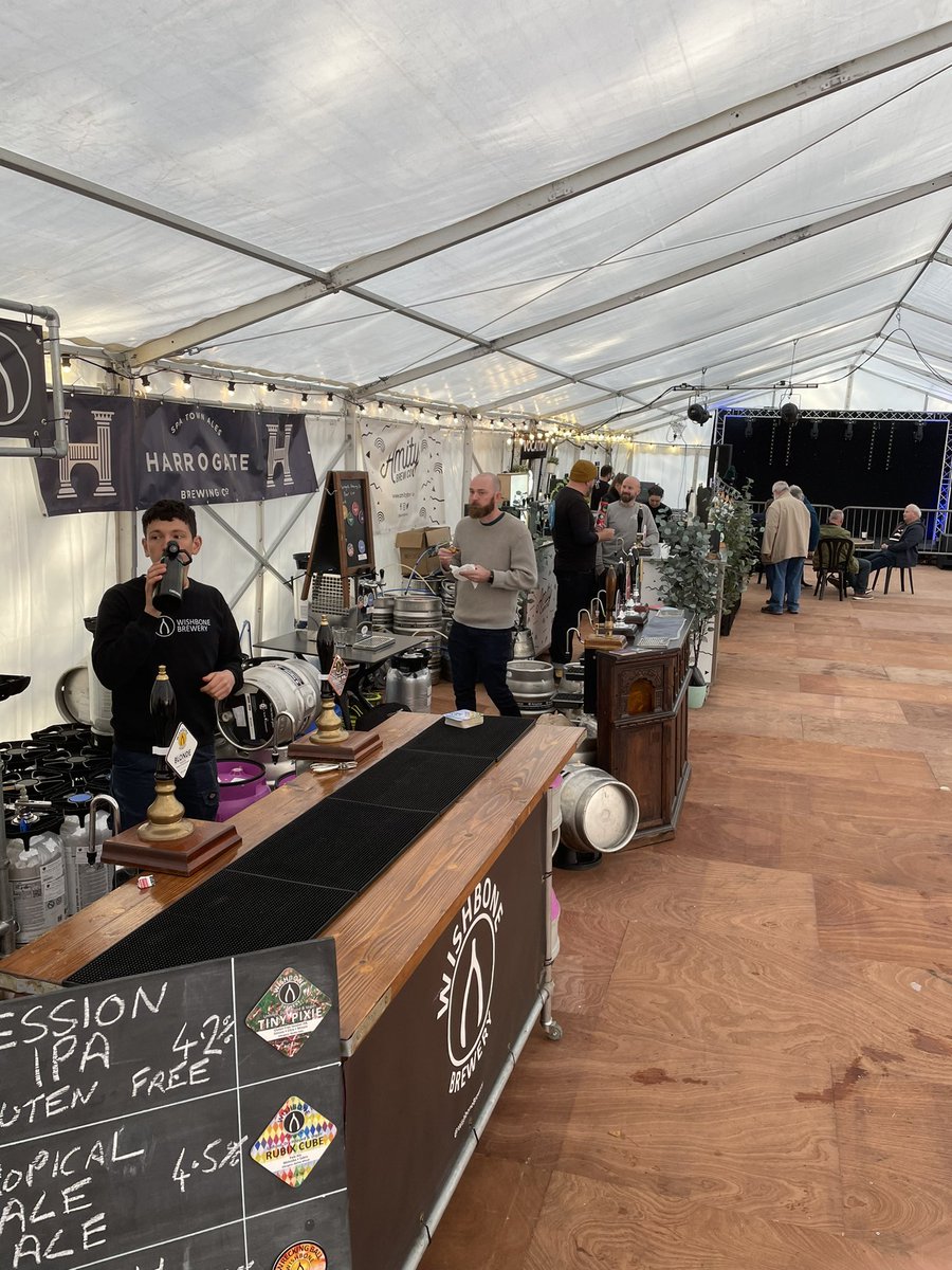 WishboneBrewery's tweet photo. We are at #Ingrow @WorthValley come see us and @gintopiaevent @HarrogateBrewCo @AmityBrewCo @vocationbrewery https://t.co/dx1jS9NRpC
