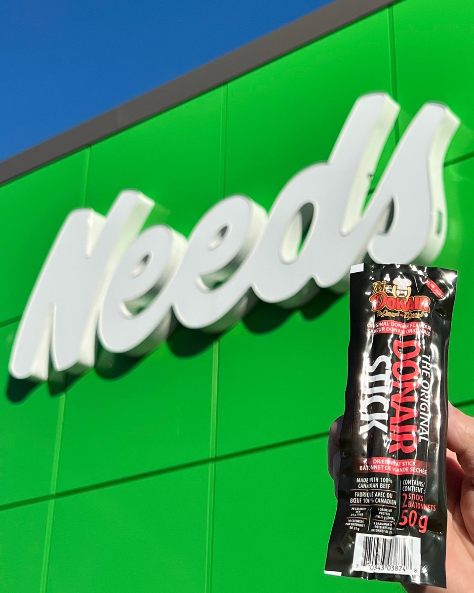 #HALIFAX - Our street team will be handing out FREE samples of  “The Original”™️ Mr. Donair Sticks this month at Needs Convenience stores!
First 🛑 stop: 
NEEDS FAST FUEL, Robie Street 
TODAY from 10:00 am to 12:00 pm
Stop by on your lunch break &amp; get your free sample! #donairs