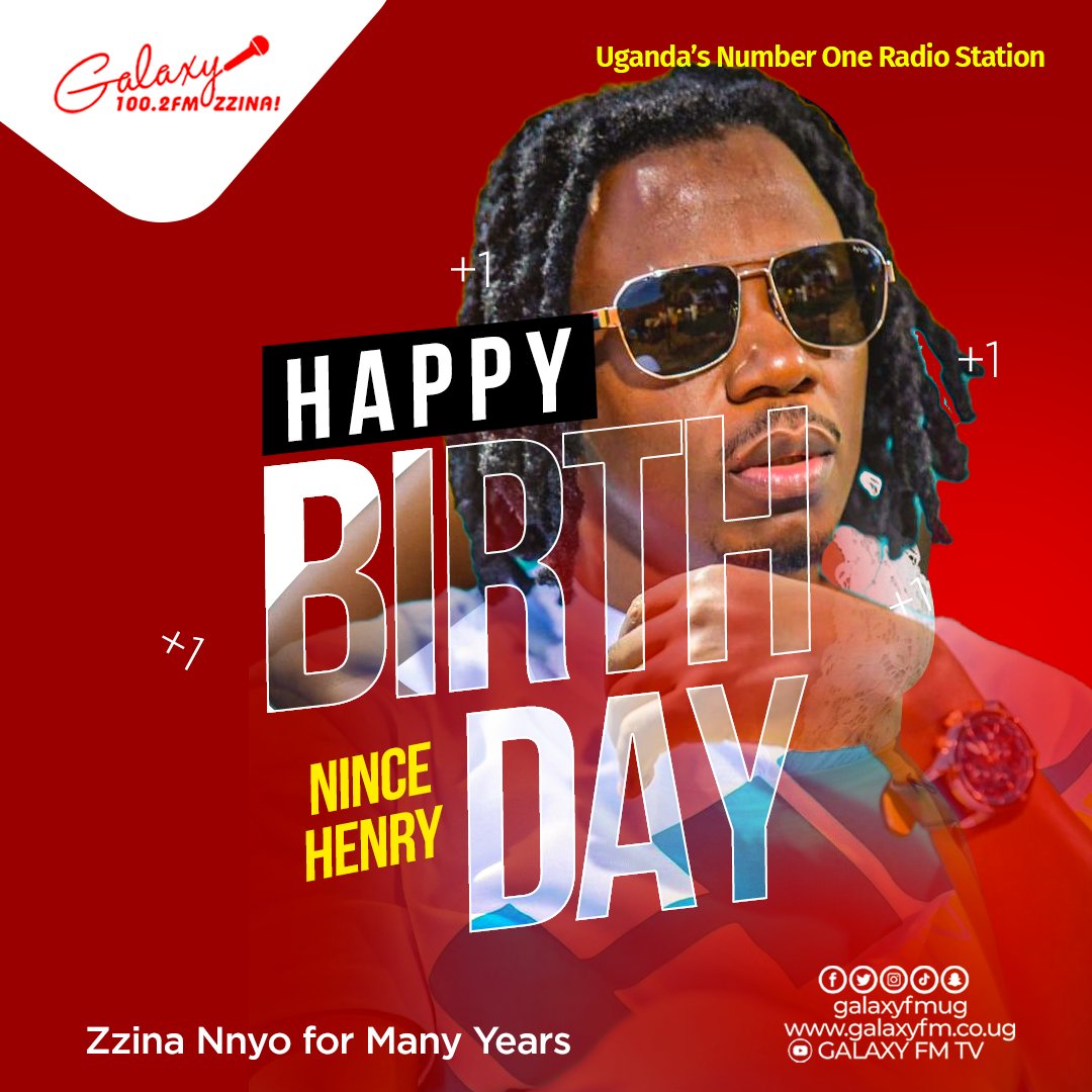 GalaxyFMUg's tweet photo. Birthday shout outs to the talented singer and songwriter @nince_henry 

Have a great year ahead 

#ZzinaBirthdays https://t.co/NJ27JGZjjF