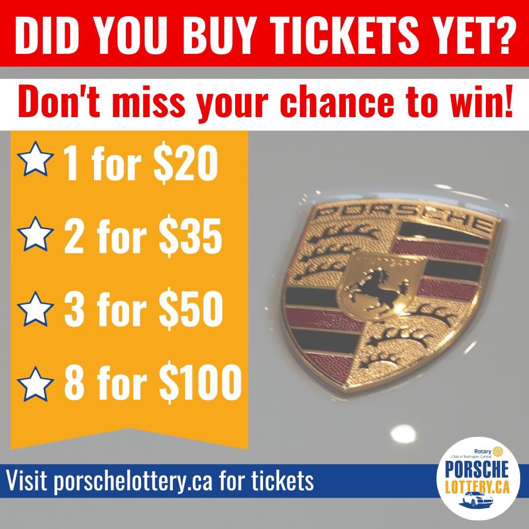 Rotary Fundraiser Buy tickets 🎟 👉🏼PorscheLottery.ca 
Chance to win 2022 Porsche Macan S valued $111,000 #porsche #toronto #rotary #rotaryinternational #lottery #pmlotto #blogto #cbc #ctv #torontostar #cp24 #fundraiser #burlon #oakville #ontario #canada #ottawa