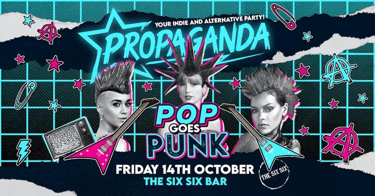 PropagandaCamb's tweet photo. https://t.co/6QNMS3BXze tonight at the six six bar in Cambridge don’t miss out on our pop goes punk party! All the best guilty pleasures at the best night #nightclub #alternative #emo #indie #music #night #club #event #cambridge https://t.co/AMfhNwBQ9o