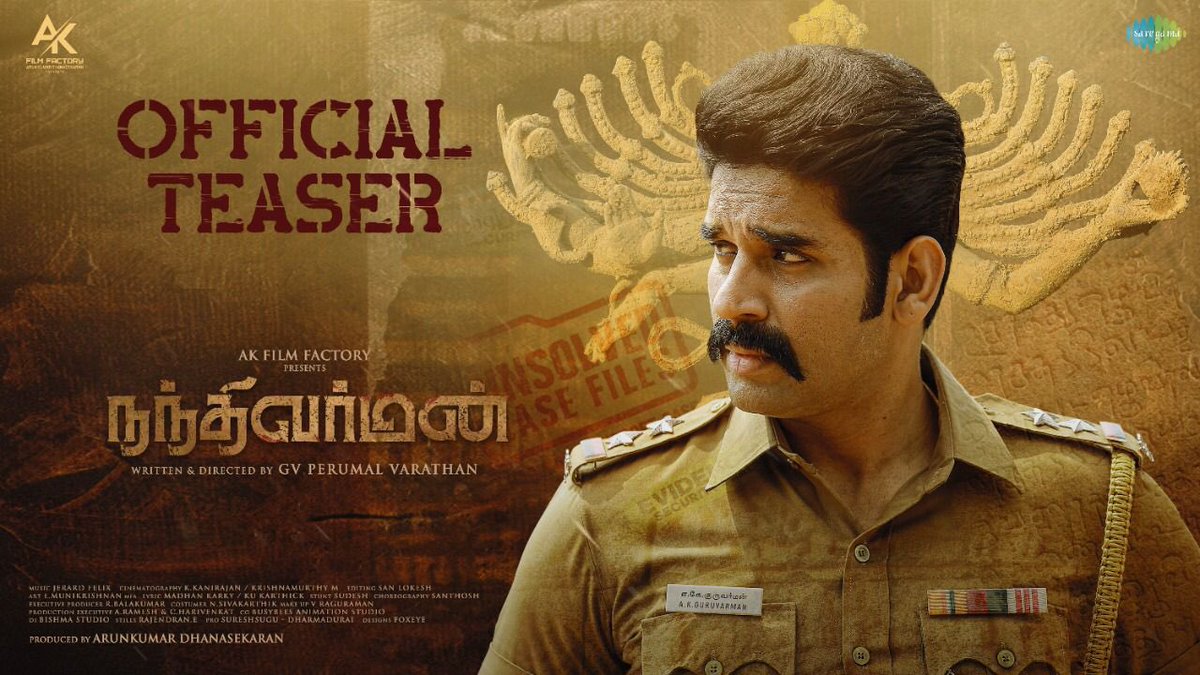 VijaySethuOffl's tweet photo. Happy to share #NandhiVarmanTeaser. Congrats team.

https://t.co/9p8k8DD0nv

#SureshRavi #AshaGowda  @AKfilmfactory @DirectorPerumal @DirectorBose @jerard_felix @Sanlokesh @stuntsudesh @Sureshsugu @ProDharmadurai @saregamasouth #NandhiVarman https://t.co/0xfzgDJxGq