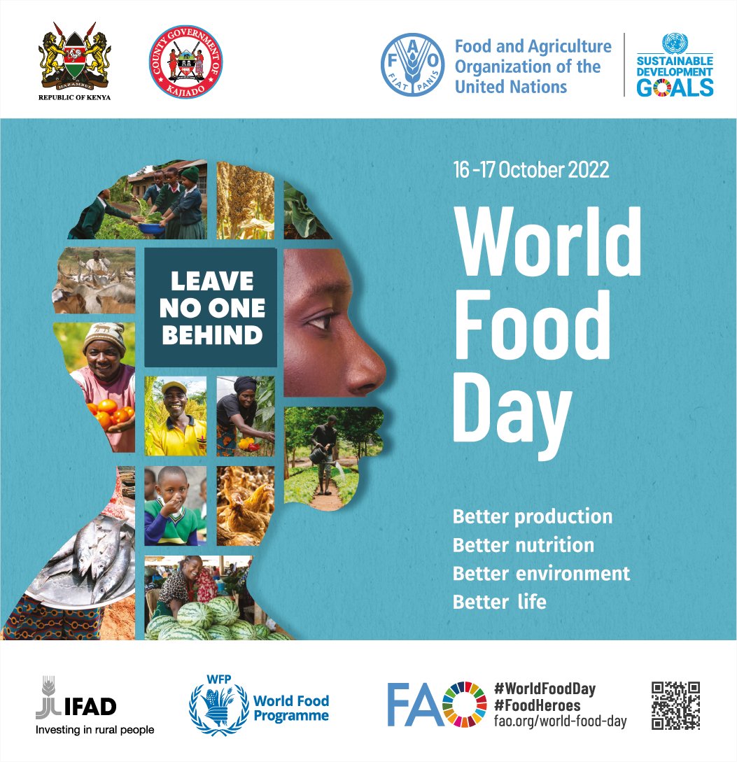 mpindamary's tweet photo. World Food Day 2022, Theme Leave no one behind, Better Production, Better Nutrition, a Better Environment, and a Better Life https://t.co/4n0pvxY386
