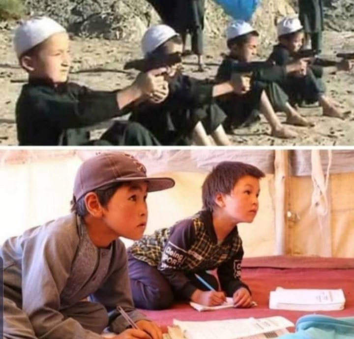 minaazimi0007's tweet photo. How beautiful our difference is obvious...!
 Our talented and knowledgeable generation who die in the way of knowledge, in front of the warlike generation who teach their children to kill and shed blood from childhood.
#StopHazaraGenocide‌‌ https://t.co/CqzMnlrWsc