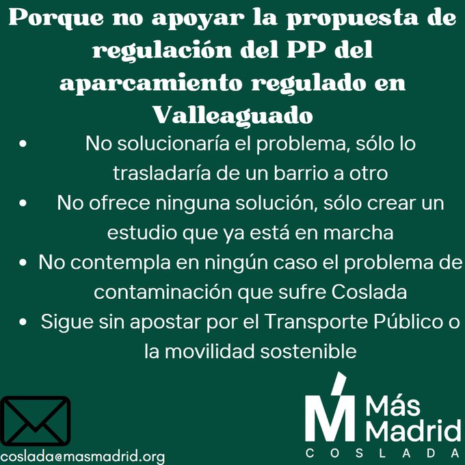 Foto cedida por Más Madrid Coslada