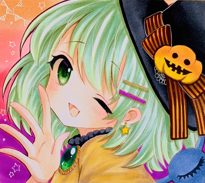 #歴代ハロウィン絵を上げよう東方 ハロウィンver去年描いた子達 