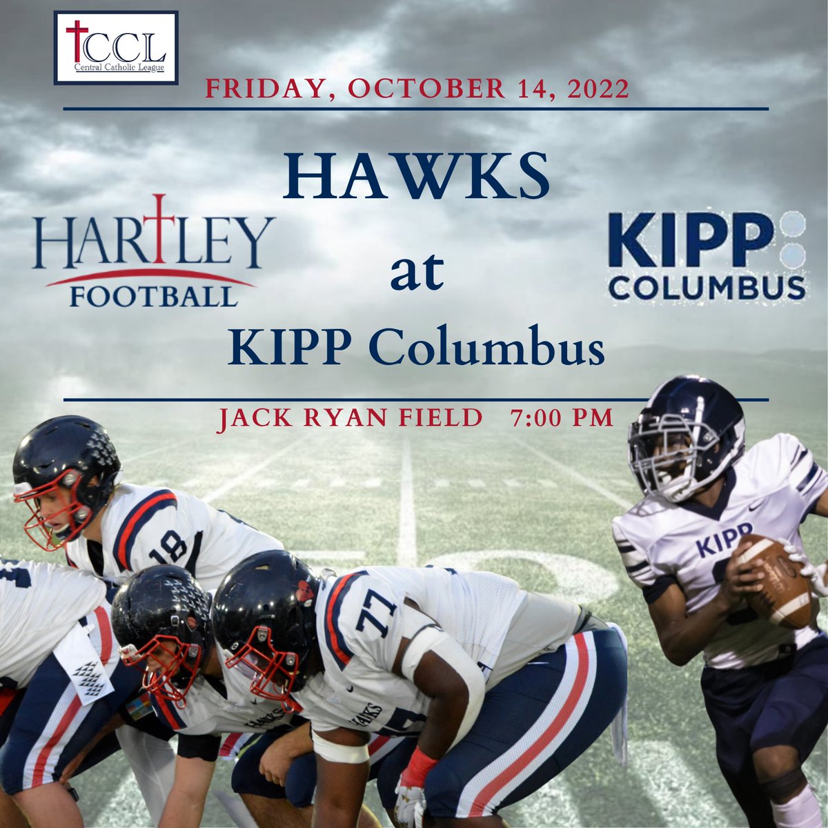 HartleyFootball's tweet photo. #GameDay #Kipp #JackRyanField #MaximizeToughness
🆚
@KIPPColumbus
⏰7:00
📻No Radio
📺No TV
🏟️Jack Ryan Field
🎟️https://t.co/dgzK3WFeqw https://t.co/9qTzM26fq0