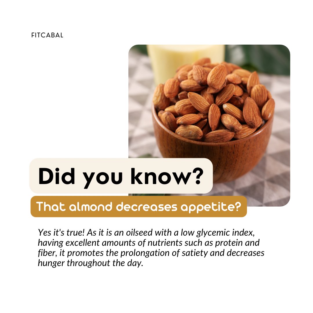 fitcabal's tweet image. What do you know about almonds ? 

Tell us in the comment section. 

#fitcabal