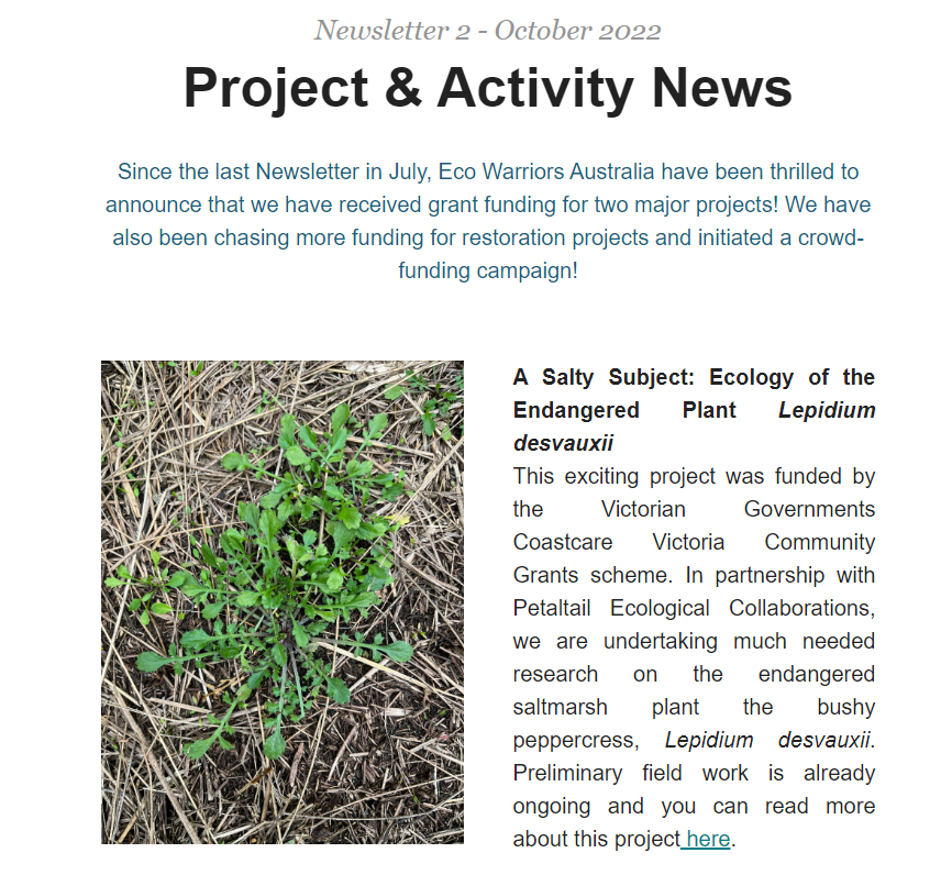 Our second #newsletter is out! Check it out, or subscribe to get updates in the future! We've been busy in our first year!

mailchi.mp/755666294186/q…