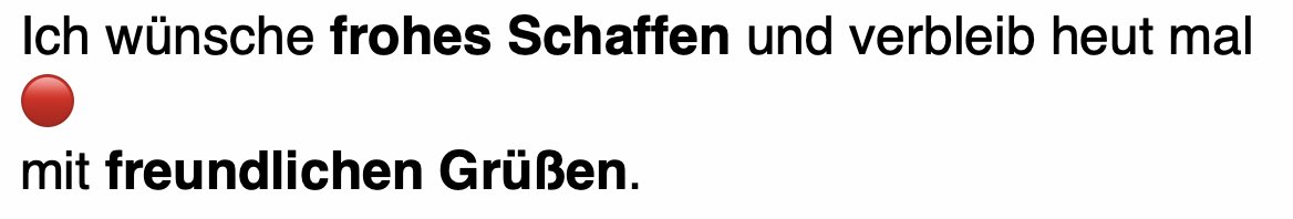 Und mit diesen Worten endet der neue Film.