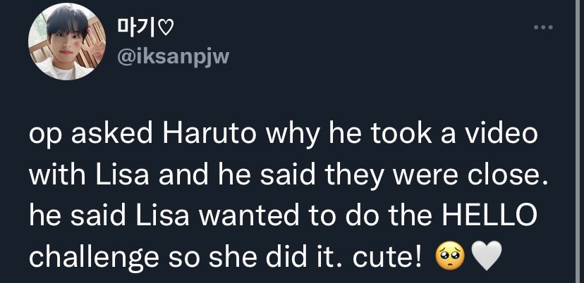 wantanabecart's tweet photo. just because ang saya ko nanaman HAHDHWHSHSH giveaway pt 2 😋 

P50 gcash giveaway 
— rt and like this tweet 
— reply "HARULISA BFFS!!" 
— rt and like tweet below (include proof, will check) 
— 1 entry per person please 

good luck <33 https://t.co/rZxWMImPz9