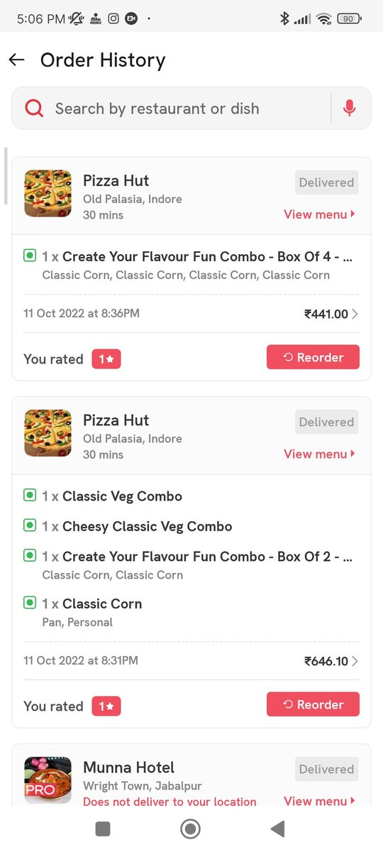 koshta_m's tweet photo. What a great service provided by @pizzahut Third class pizza I ever order #pizzahut https://t.co/OMwRr6qh5F