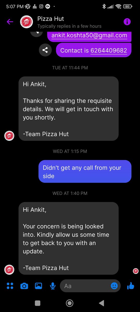 koshta_m's tweet photo. What a great service provided by @pizzahut Third class pizza I ever order #pizzahut https://t.co/OMwRr6qh5F