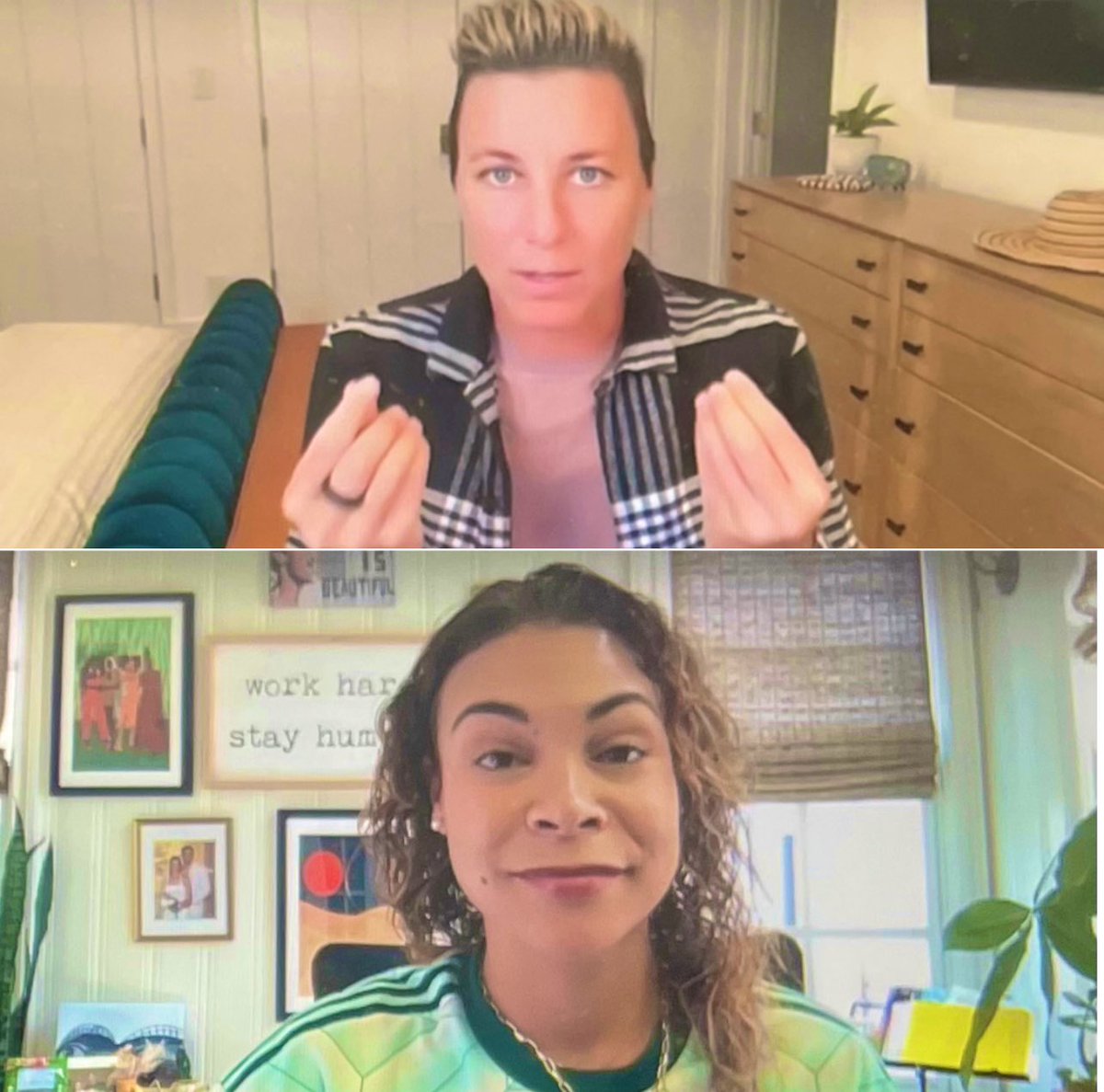 eliciaazali's tweet photo. So inspired from interviewing international soccer superstar, social justice warrior and chief FUN officer @AbbyWambach at this year’s @DreamBankMSN summit! https://t.co/82954aRkvK