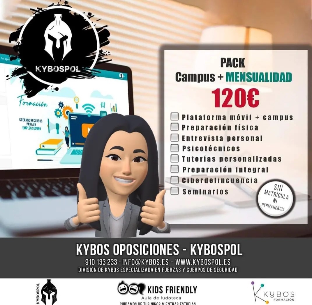 KybosFormacion's tweet photo. ⚫KYBOS FORMACIÓN - KYBOSPOL⚫
¡Todo en uno!
¡La plaza es tuya! ¡A por ello!
Más info: https://t.co/4GBWCTXyDo | 910 133 233 - 679 07 82 17 | info@kybos.es
#centrodeoposiciones #oposiciones #kybosformacion #academiadeoposiciones #kybosoposiciones #PoliciaNacional #GuardiaCivil https://t.co/ZKE3ZN3N33