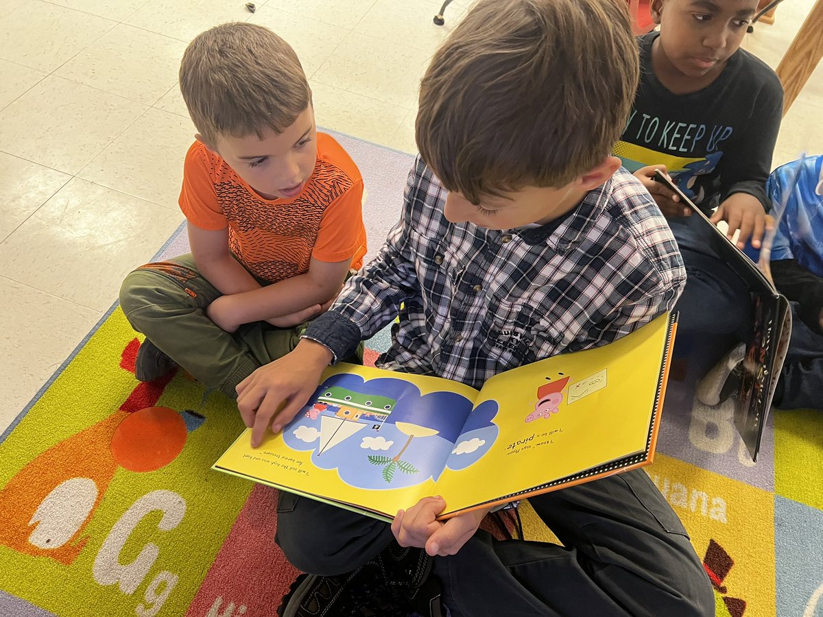 emcclungGES's tweet photo. We love reading with our 5th grade buddies!! @glndschools @GES_lions https://t.co/3ZOKiSCc7b