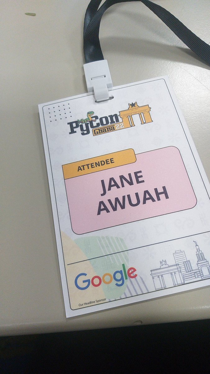 jane_awuah's tweet image. See who finally made it to #PyConGhana #PyConGhana2022