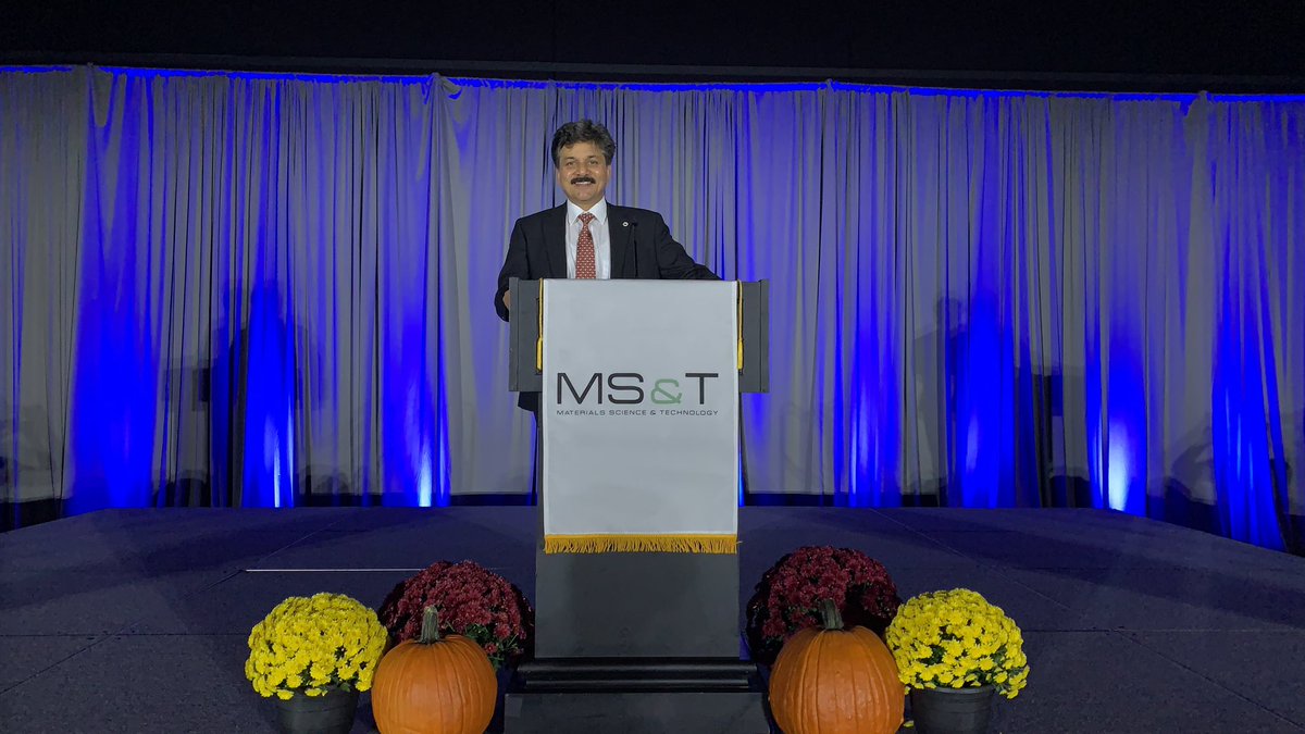 LabMathur's tweet photo. Prof. Mathur was elected during the #MST22 Conference in Pittsburgh, USA, as the President of the American Ceramic Society @ACerSNews. In the 124 years old history of the Society, he is the first President from Germany. https://t.co/brp67Dr1RD