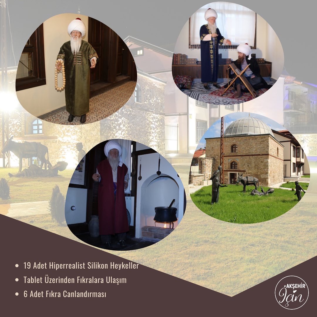 KOP Eylem Planı kapsamında yapımına başlanan Nasreddin Hoca Evi’ni Akşehir turizmine kazandırdık. 
Akşehir’in turizmi için,
kültürü için, ekonomisi için, 
çevresi için, altyapısı için, 
gençleri için, geleceği için;
Söz verip yapıyoruz ve yapmaya da devam ediyoruz. 
Takipte kal😉
