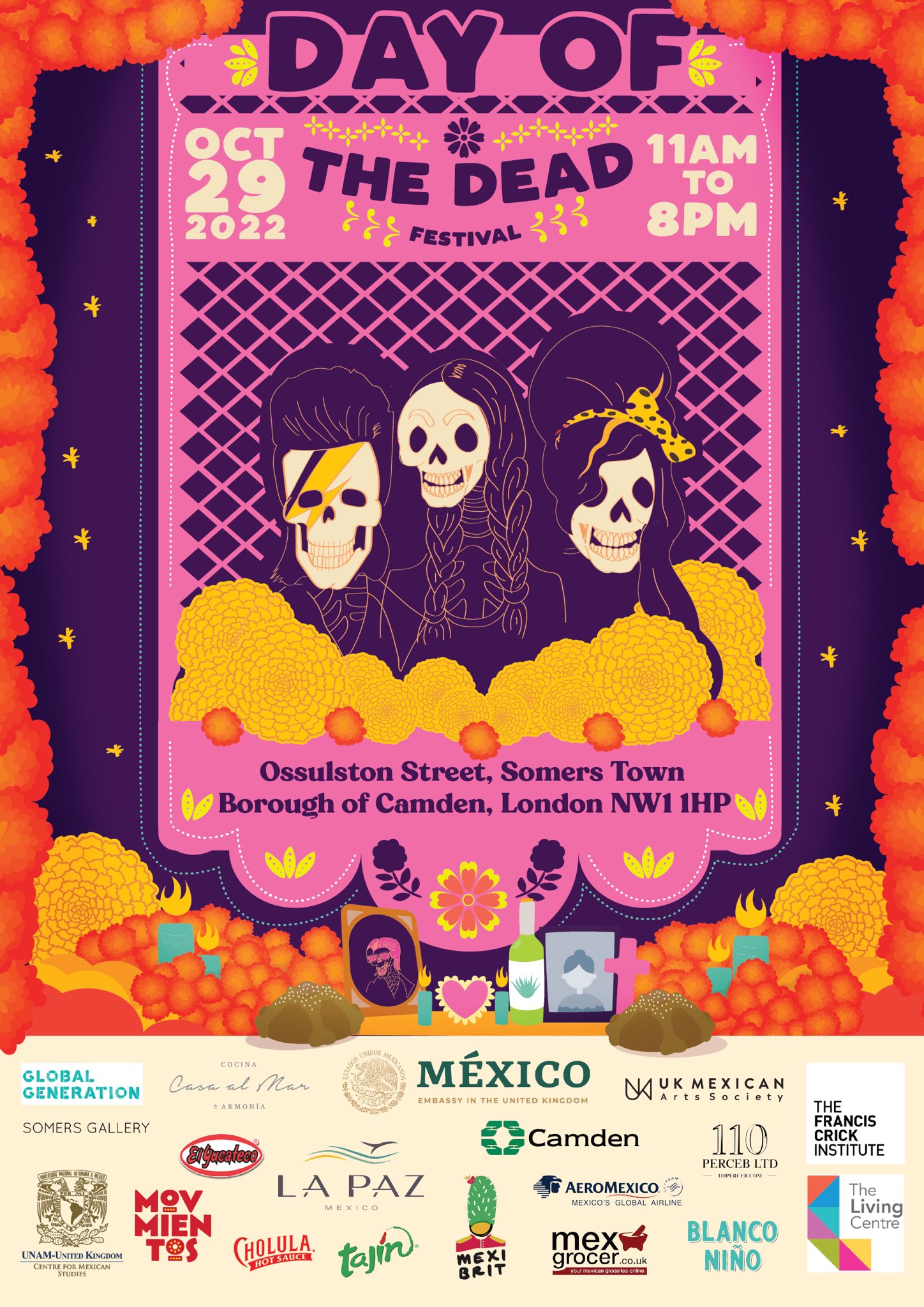 UNAM UK on Twitter "SAVE THE DATE!💀 London's loved Day of the Dead