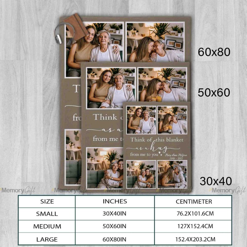 MemoryGiftStore's tweet photo. Personalized memorial blankets