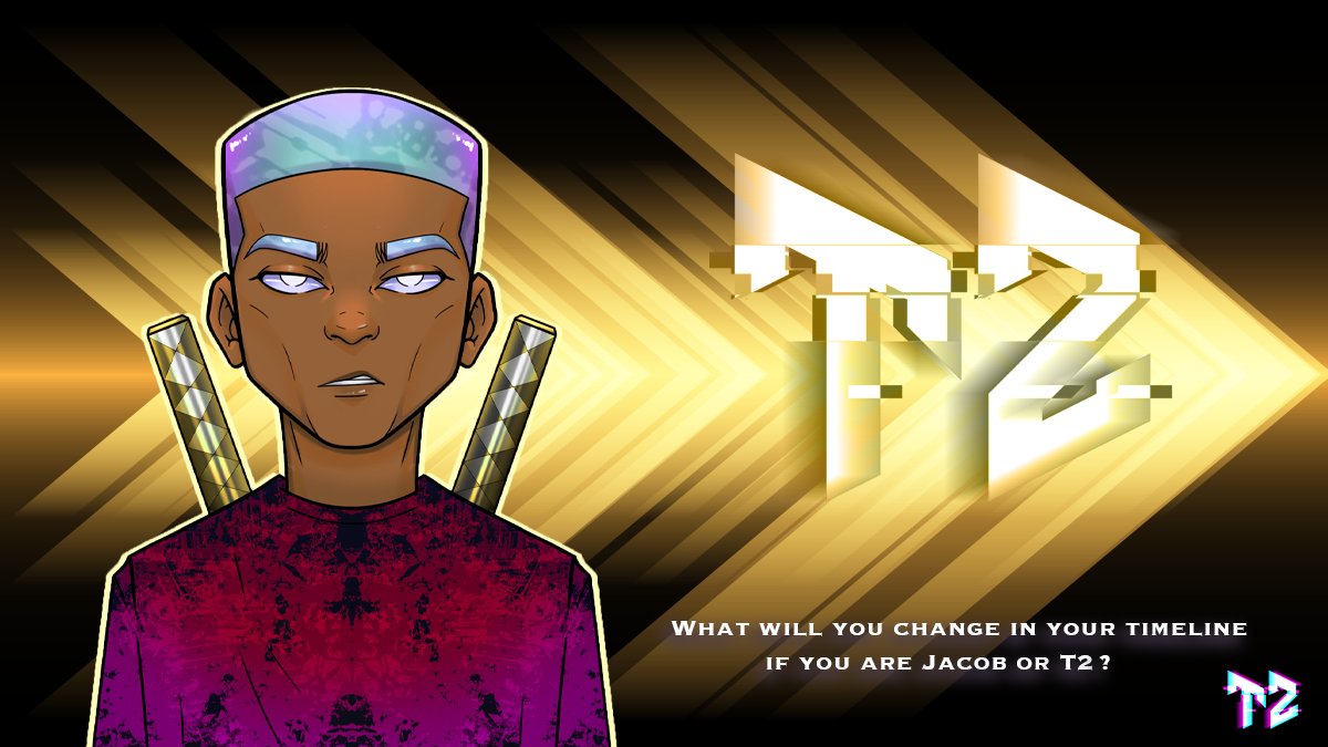 TimeTravelerT2's tweet photo. What will you change in your timeline if you are Jacob or T2?
 
#TimeTravelerT2 #NFT #NFTCommmunity #Opensea #metaverse #crypto #cryptocurrency #blockchain #nft #NFTCommmunity #Opensea #metaverse #crypto #cryptocurrency #blockchain #nftart #timetravel #clones #Polygon #MATIC https://t.co/WB7pnEC2FQ