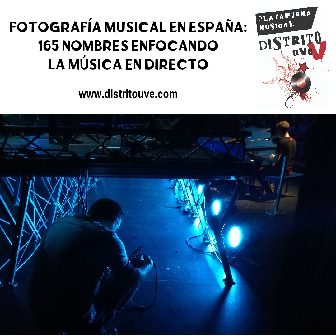 distritouve's tweet photo. «Fotografía musical en España: 165 nombres enfocando la #musica en directo», artículo colaborativo con gente aportando nombres de #fotografos y #fotografas de #conciertos vía Facebook e Instagram.Lee artículo colectivo en #blog #DistritoUve ✅ https://t.co/B6NF2uPXOn RT

#opinion https://t.co/mS5Y4e0fBO