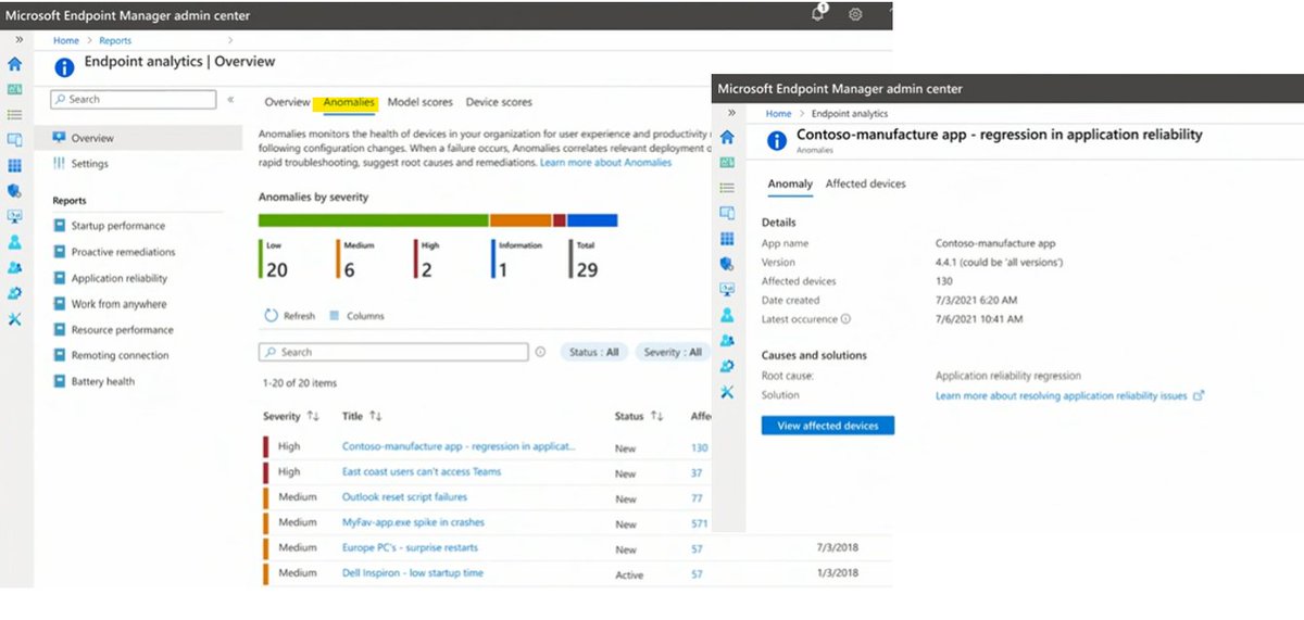 panusaukko's tweet photo. At #MSIgnite, new #EndpointAnalytics features were shown. Looking forward in seeing what anomalies are found in real environments! ππ
Seems very promising! π
#MSIntune https://t.co/5ohEyrHMIO