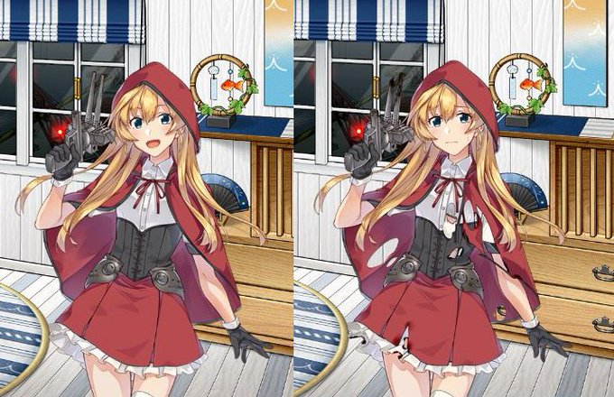 アイコンでコニシ艦ぽいなーって思ってたけど阿武隈だったのね、可愛い～!!あとかぼちゃもろた 