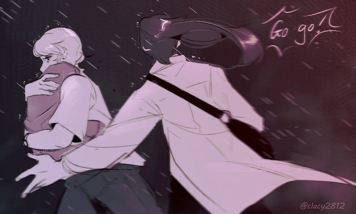 ClacyYe's tweet photo. Genloss endermoms by @byoonei 
My headcanon is that the endermoms used to work at [REDACTED], and thats how they met smol Ranboo!

#ranboofanart #genloss #genlossfanart #generationloss https://t.co/FE5HKRkmuH