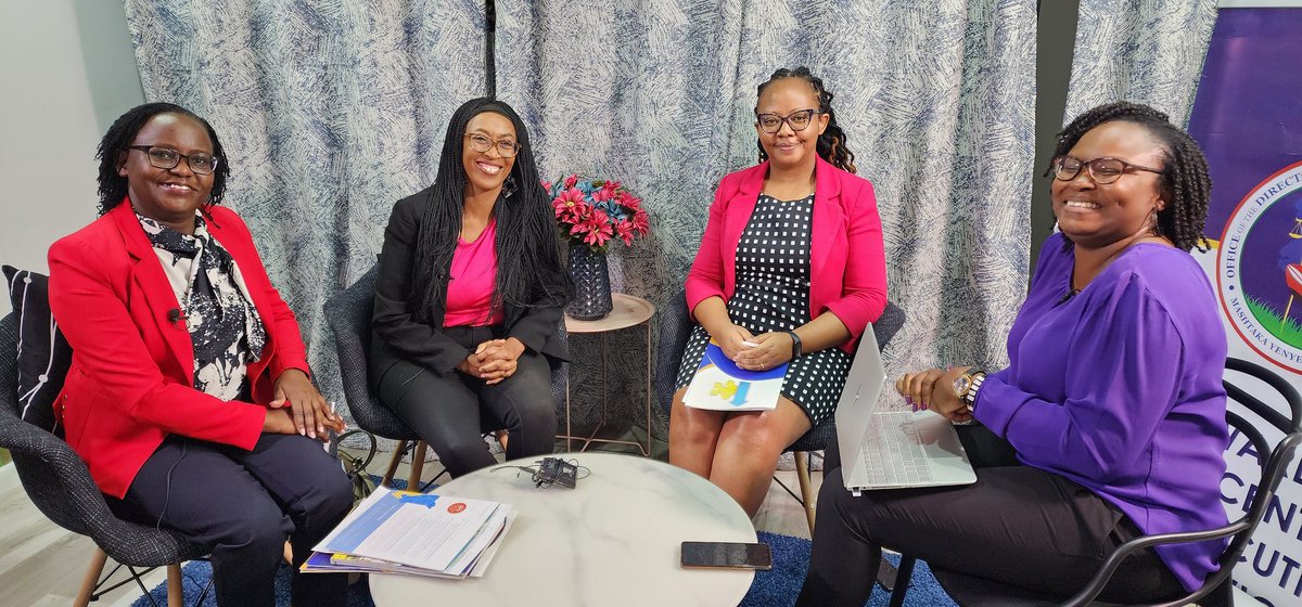 AnitaOnuko's tweet photo. It was wonderful engaging with the @UNODC_EA powerful team led by @NdunguKagwi and @jkmatara today on the #ODPPCafe show. We discussed PLEAD Yetu an initiative by @EUinKenya and the progress of activities @ODPP_KE that was well presented by @linda_ndambiri https://t.co/OKlKrs8Fm5