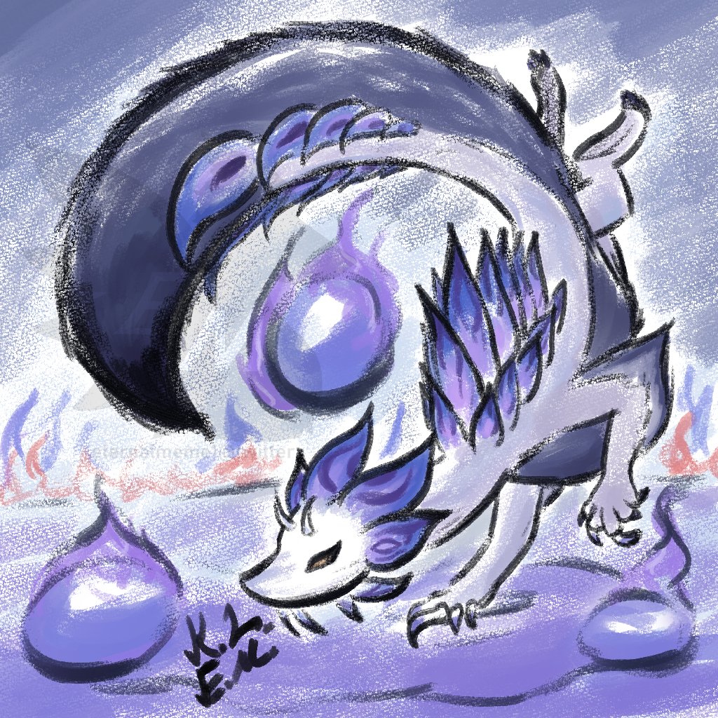Day 4: Bubbles
Ink style of Violet Mizutsune, an already great monster with a great color scheme with the fire bubbles.
#artober #artober2022 #fanart #monsterhunter