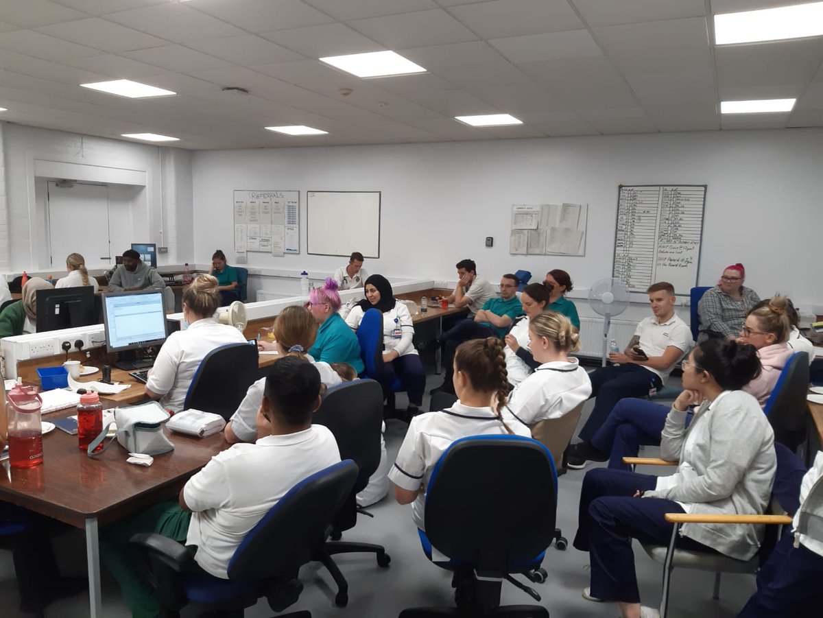 Next up we all joined in the AHP Quiz hosted by <a href="/Fiona_Noden/">Professor Fiona Noden 💙</a>! 15/22 for the Inpatient Therapy Team 💚🌟💙 <a href="/boltonnhsft/">Bolton NHS Foundation Trust</a> <a href="/hemingways2001/">rachel hemingway</a> <a href="/ElaineChesworth/">Elaine Chesworth</a> #AHPsDay2022