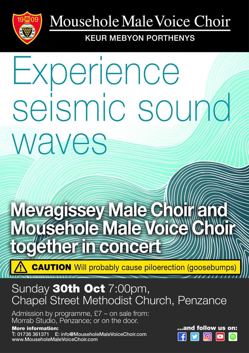 Mousehole Male Voice Choir (@mouseholemvc) on Twitter photo Donβt miss π two historic and magnificent Cornish choirs for the price of one! #Cornwall #Choir #Penzance #newlyn #mevagissey #mousehole <a href="/BBCCornwall/">BBC Cornwall</a> @piratefm <a href="/YourCoastFM/">Coast FM</a> <a href="/VisitPenzance/">PENZANCE</a> <a href="/TourPenzance/">Tour Guide/StadtfΓΌhrung Penzance</a> <a href="/PenzanceHour/">PenzanceHour</a> <a href="/WhatsOnCornwall/">WhatsOn Cornwall</a> <a href="/ThroughTheGaps/">Fishing News Live</a> <a href="/MouseholeAFC/">π π’π¨π¦πππ’ππ πππ</a> <a href="/leroundhouse/">The Old Coastguard</a> Donβt miss π two historic and magnificent Cornish choirs for the price of one! #Cornwall #Choir #Penzance #newlyn #mevagissey #mousehole <a href="/BBCCornwall/">BBC Cornwall</a> @piratefm <a href="/YourCoastFM/">Coast FM</a> <a href="/VisitPenzance/">PENZANCE</a> <a href="/TourPenzance/">Tour Guide/StadtfΓΌhrung Penzance</a> <a href="/PenzanceHour/">PenzanceHour</a> <a href="/WhatsOnCornwall/">WhatsOn Cornwall</a> <a href="/ThroughTheGaps/">Fishing News Live</a> <a href="/MouseholeAFC/">π π’π¨π¦πππ’ππ πππ</a> <a href="/leroundhouse/">The Old Coastguard</a>