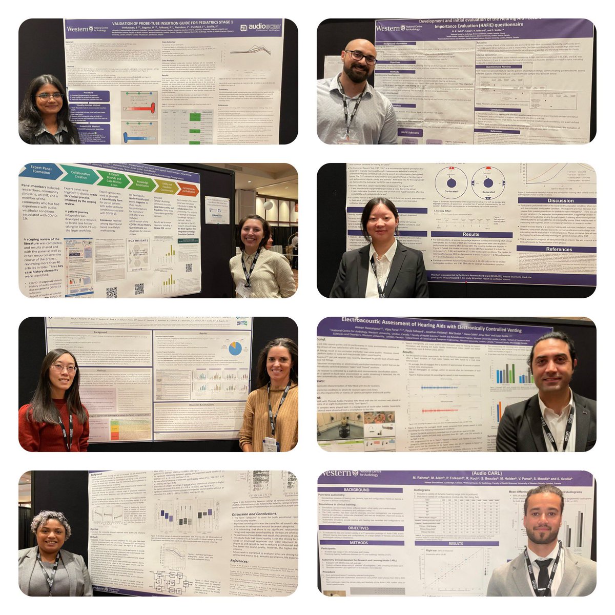 If you missed the <a href="/westernuFHS/">Western Health Sciences</a> posters <a href="/CAAudiology/">Canadian Academy of Audiology</a> yesterday, you have one more chance to see these today. Stop by #audpeeps