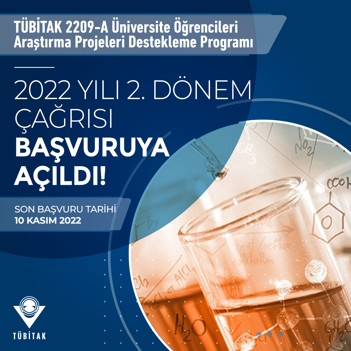Lisans ve önlisans öğrencilerimize yönelik TÜBİTAK 2209-A Üniversite Öğrencileri Araştırma Projeleri Destekleme Programı, 2022 Yılı 2. Dönem Çağrısı başvuruya açıldı! Tüm öğrencilerimizi yeni fikirlerini  projeye dönüştürmeye davet ediyoruz.

🗓️10/11/2022

tubitak.gov.tr/tr/duyuru/2209…