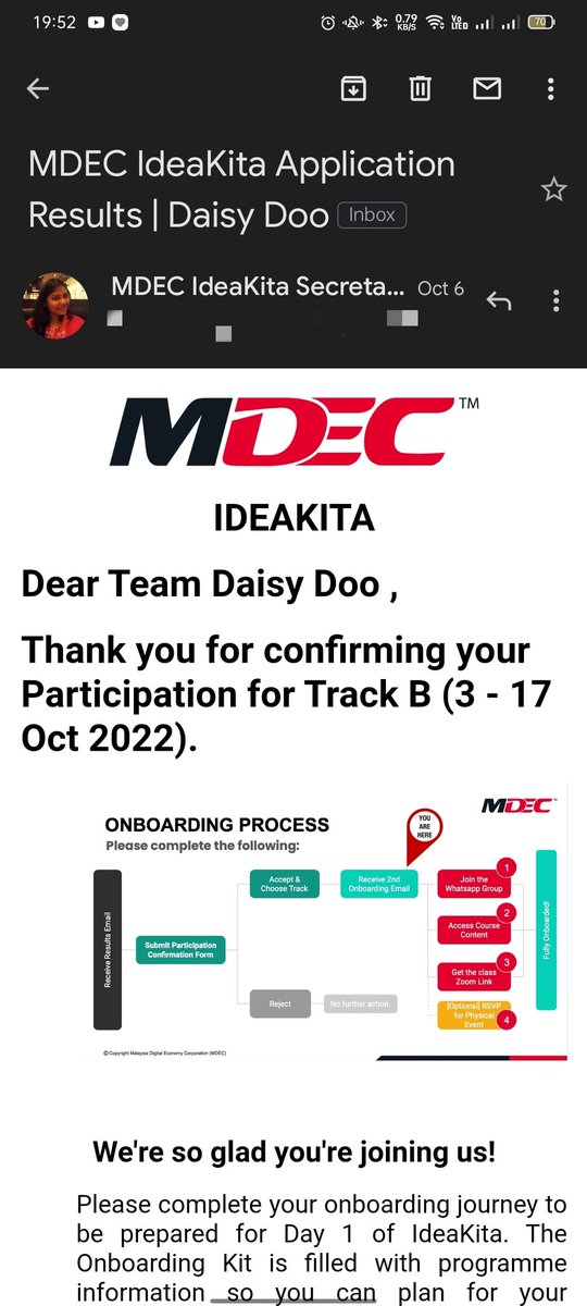 payid23's tweet photo. Dalam suram, ada jugak sinar. Alhamdulillah terpilih utk program MDEC IdeaKita.
Semoga ini menjadi turning point utk Daisydoo berkembang dengan lebih maju. Amin
#MDEC #IdeaKita #StartUp #DaisydooLabels #KidsSticker https://t.co/3Vjo7YvJHZ