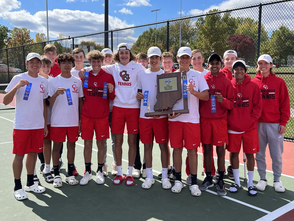 CENTER GROVE BOYS TENNIS STATE QUARTERFINALS!

🎾» CG hosts Floyd Central
🗓» Friday, Oct. 14
⏰» 12:00PM
🏟» CG Tennis Center
🎥» Watch free stream ihsaatv.org/CGSportsNetwork