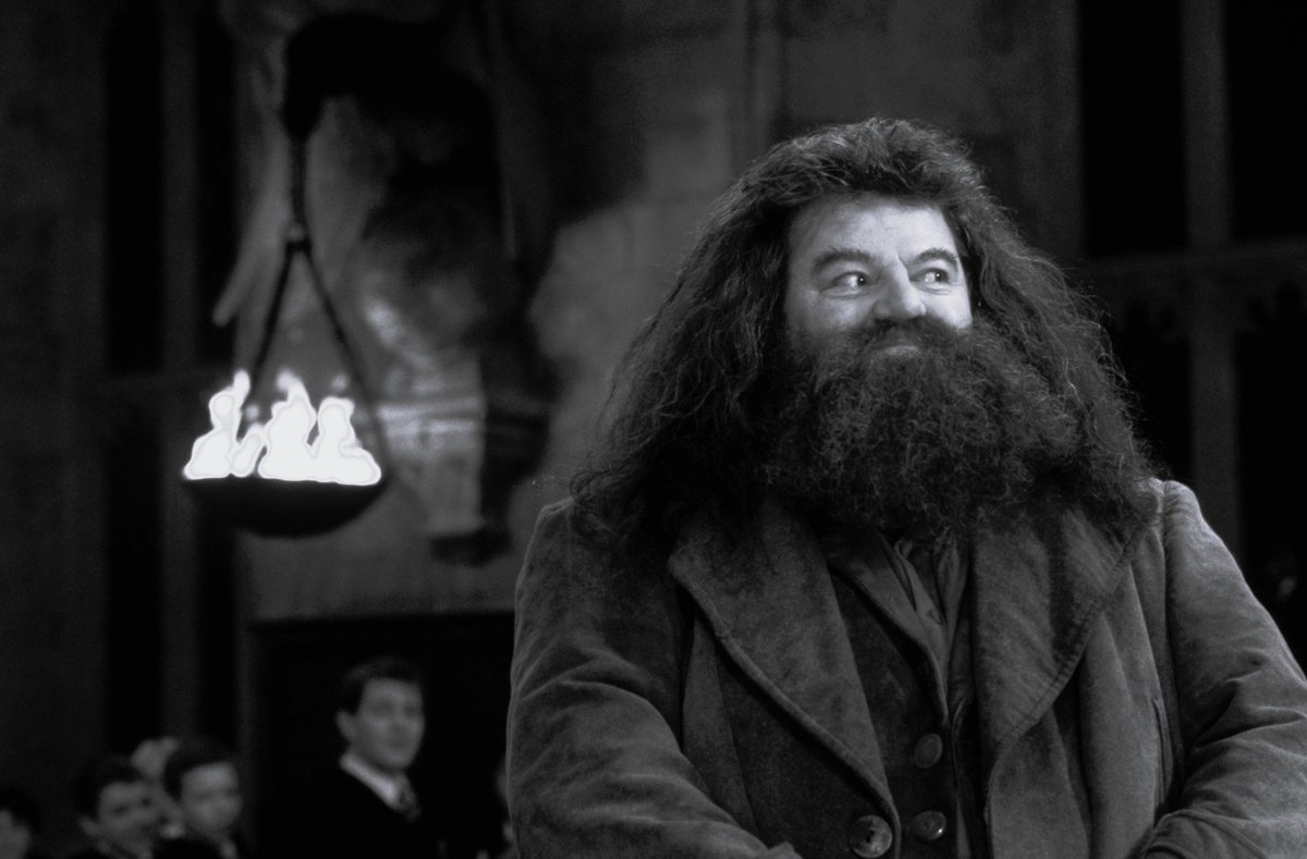 We are hugely saddened to hear of the passing of the magnificent Robbie Coltrane who played Hagrid with such kindness, heart and humour in the Harry Potter films. He was a wonderful actor, a friend to all and he will be deeply missed.