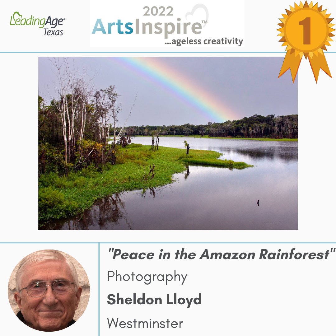 LeadingAgeTX's tweet photo. Celebrating our #ArtsInspire22 winners in the Photography category! Thank you for sharing these photos with us 📸
#AgelessCreativity https://t.co/Fwav6LOjq6