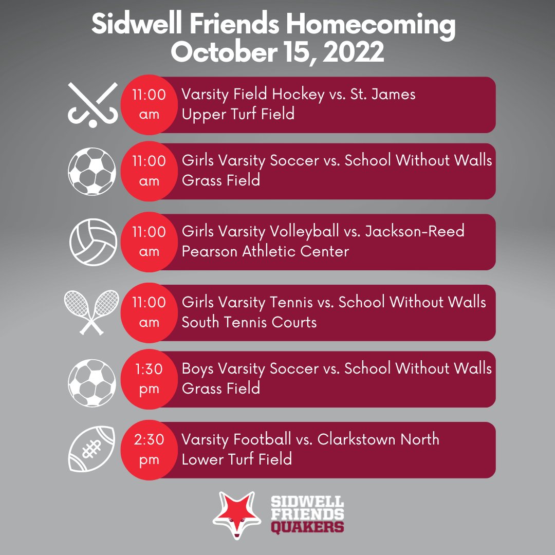 Sidwell Friends Athletics (SFSQuakers) / Twitter