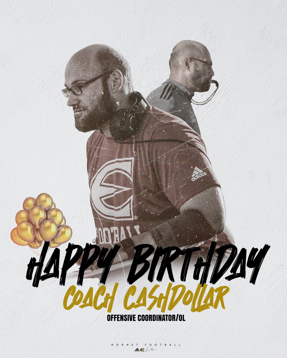 esuhornetsfb's tweet photo. Happy Birthday @CoachCash1 live it up 😎💵 #StingersUp🐝 https://t.co/BmFAVUdZsx