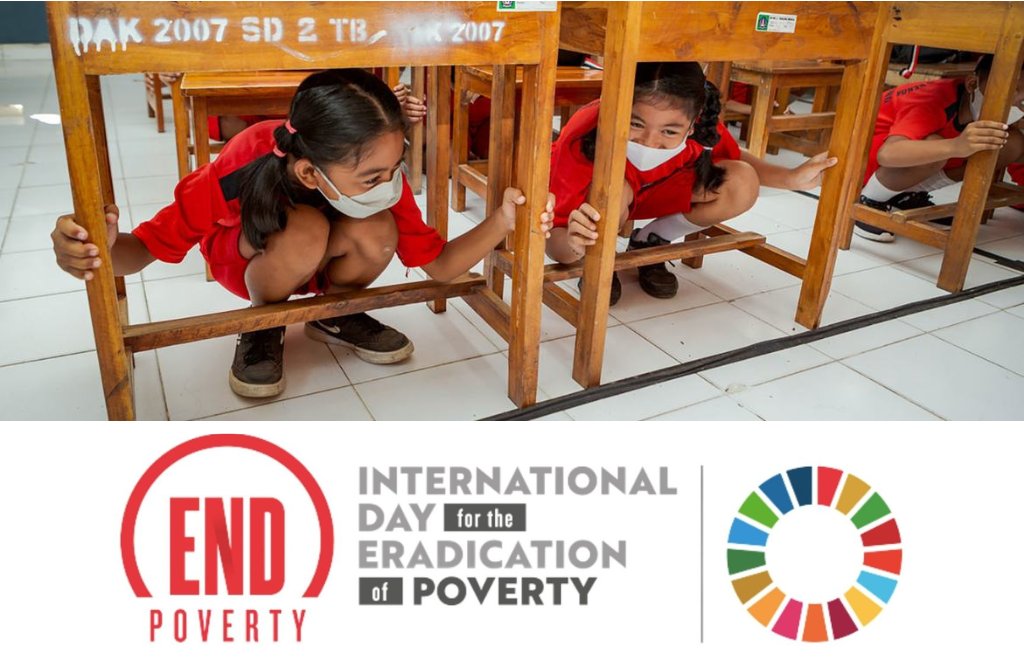 📢#COVID19 wiped away 4 years of progress toward ending poverty. Let's renew our commitments to #EndPoverty together on #IDEP2022. Register here👉IDEP.eventbrite.com Learn more✨bit.ly/EndPoverty2022 #EveryoneIncluded🌟 #GlobalGoals
