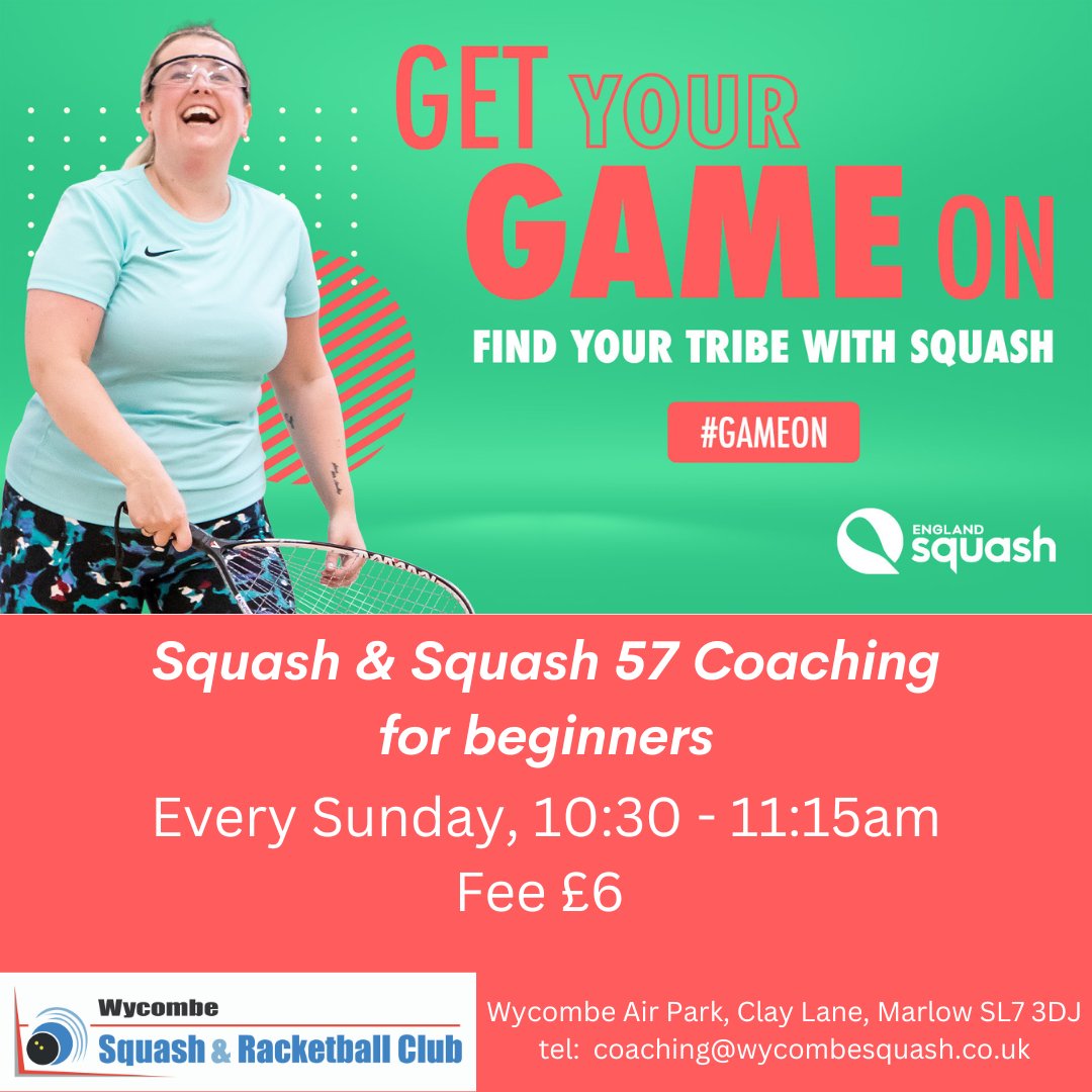 SquashWycombe's tweet image. Want to get back into sport?  No problem. Come and try Squash or Squash 57.  For more info, contact Tina or Heidi office@wycombesquash.co.uk / tel 01494 520034 #GameOn #exercise4fun #squash4fun #sport4fun