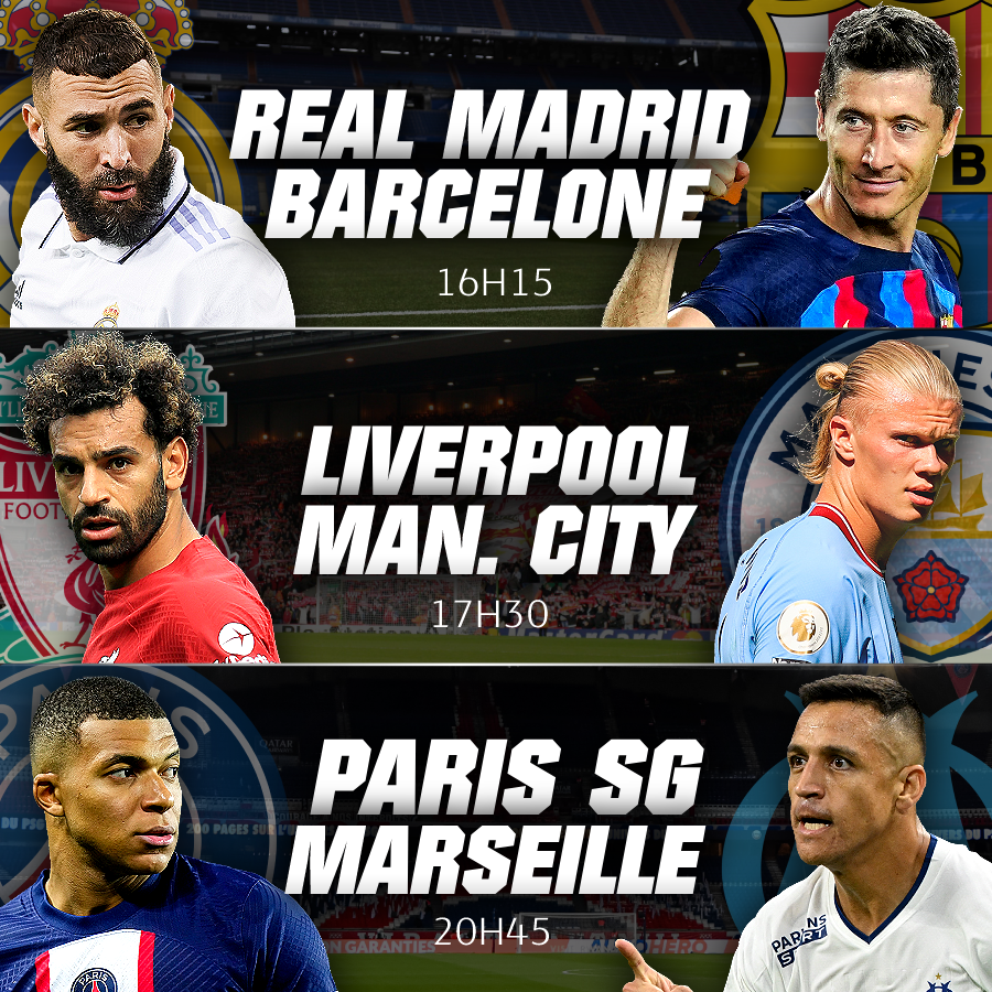 RMCsport's tweet photo. 🔥 Ce dimanche de fou furieux qu'on va vivre... Trois sommets monumentaux à suivre en direct sur la radio RMC aujourd'hui ! https://t.co/hukvv8ooUa