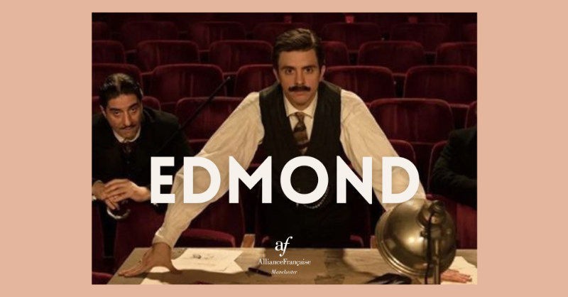 This Sunday join us for a screening of Edmond by Alexis Michalik! 

📌Altrincham Little Theatre
🕢 Sun. 16 Oct 2022 - 3 pm
🤩 Free for AF members with a card and one guest, price on our website for non-members
In French / English subtitles
Organized with Manchester Film Weekender