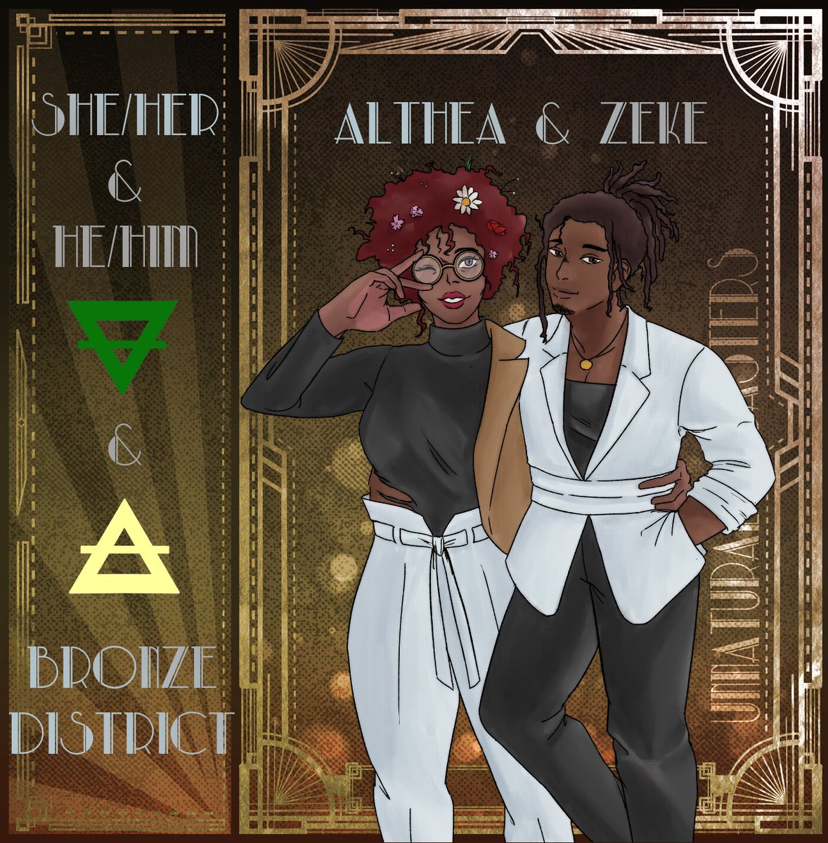 miracIemio's tweet image. Some NPC apps and designs I did for a few backgrounds characters my PCs would know for @UD_rpgroup !