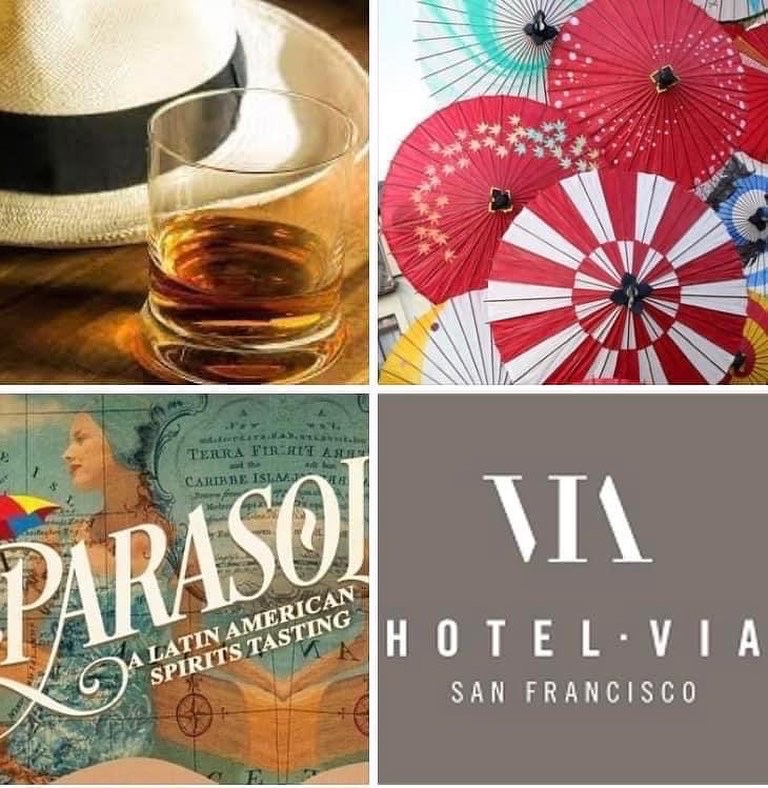 We are very excited about todays event. San Francisco's Annual
PARASOL: A Latin American Spirits Tasting. Discover: Tequila, Mezcal, Rum, Cachaca, 
Pisco &amp; more.
5:30 - 8PM, 21+ ID
VIA Hotel Rooftop , San Francisco
lnkd.in/ggBN-9ph