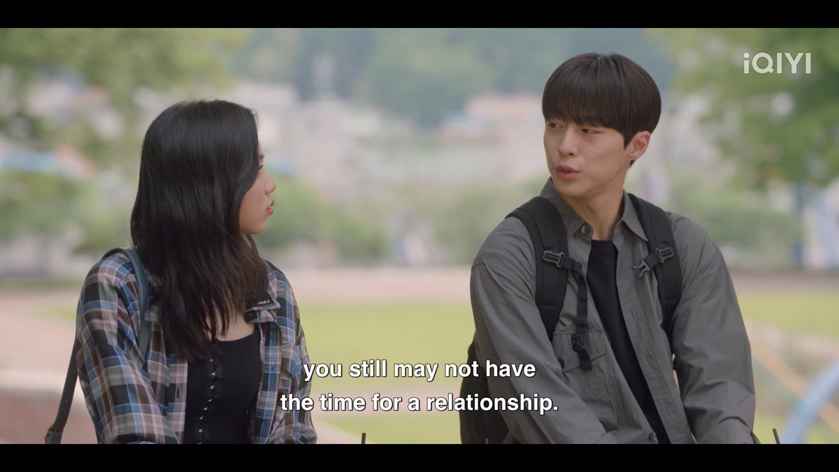 thinkabthaein's tweet photo. “You still may not have the time for a relationship.”
“That’s how it was for me.”
“With who?”
“You.”
Inhyuk’s roles are all about pain no?
#AtaDistanceSpringisGreenEp8 https://t.co/UmR6b3cPZv